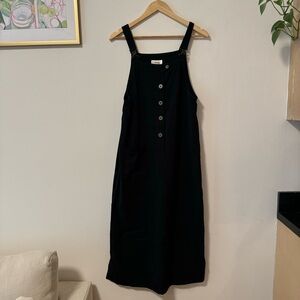 Talbots Midi Black Demin Dress